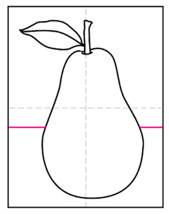 Pear 7 - Hướng dẫn cách Vẽ quả lê đơn giản với 9 bước cơ bản