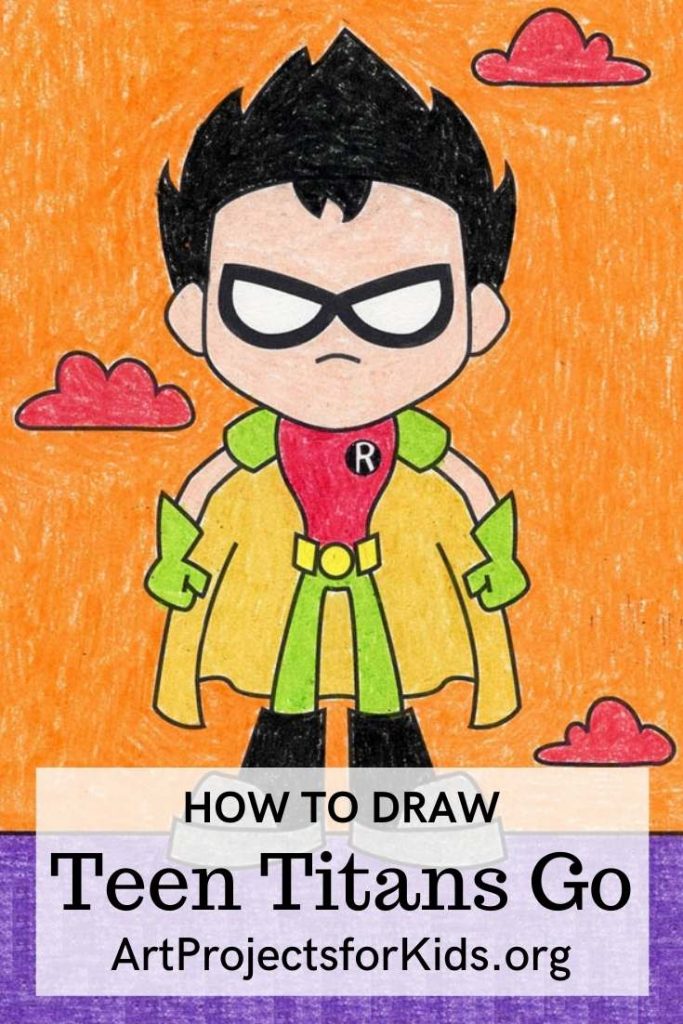 how to draw Teen Titans Go