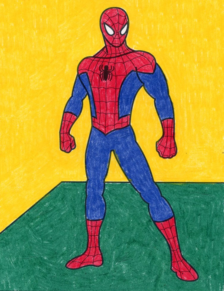 Draw Spiderman — Activity Craft Holidays, Kids, Tips