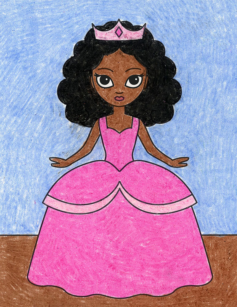 Princess Drawing Printable