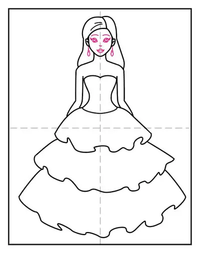Váy đầm công chúa thiết kế cho bé gái cup ngực Rosa đơn giản mà sang