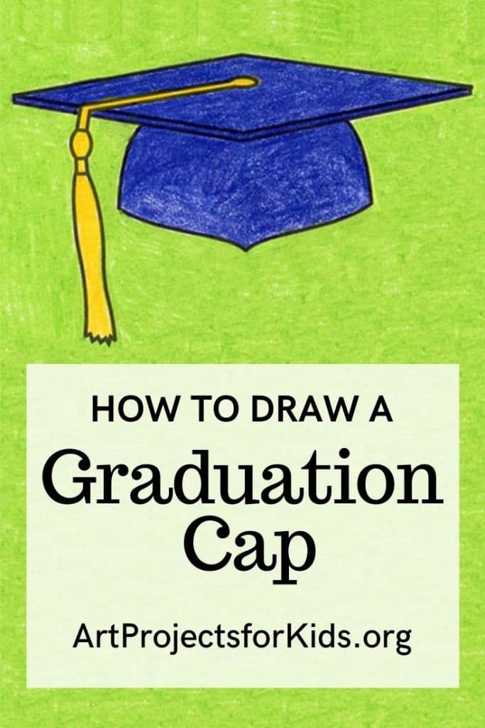 Простой учебник по рисованию выпускной шапки