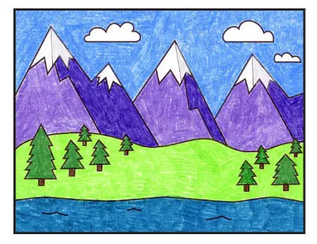 Generic Mountain Drawing by PlstcArmy on DeviantArt