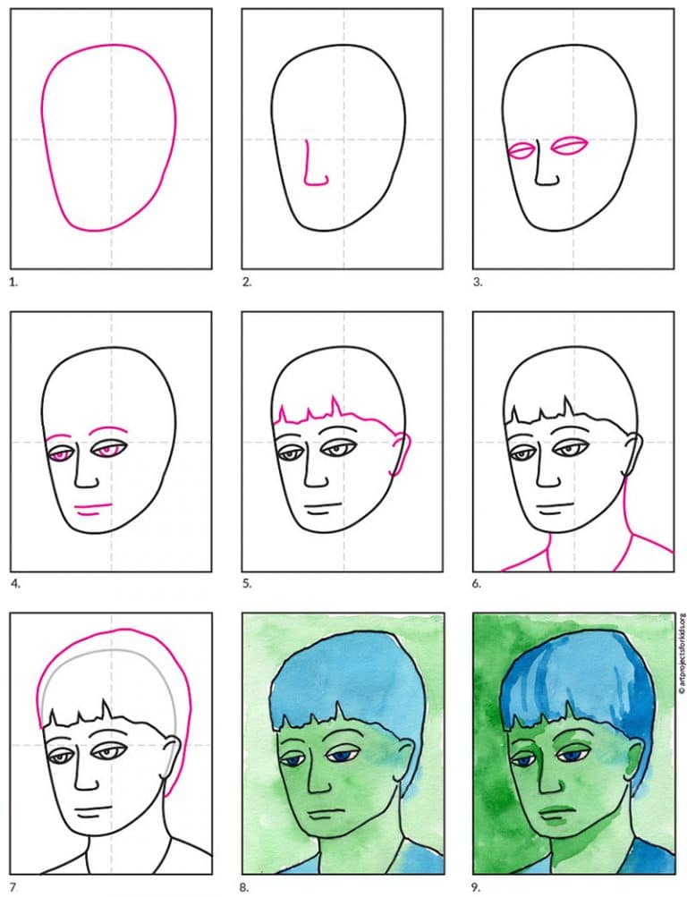 Easy Picasso Blue Period Painting Tutorial · Art Projects for Kids