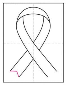 Easy How to Draw a Remembrance Ribbon Tutorial