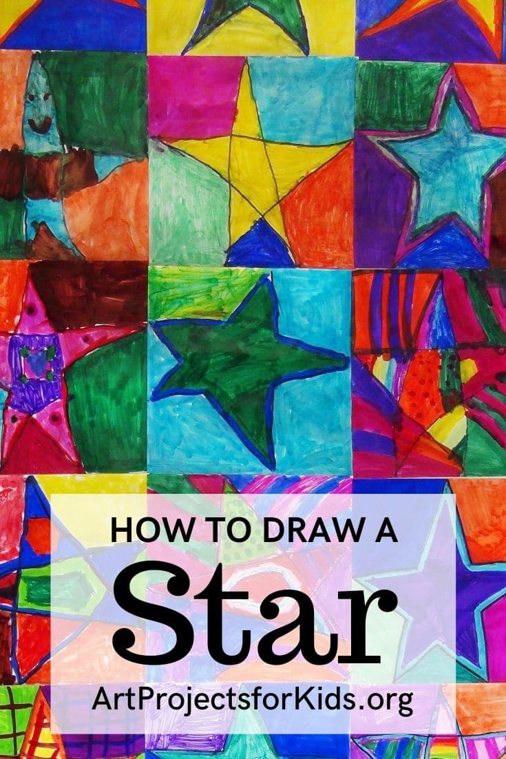 How to Draw a Star · Art Projects for Kids