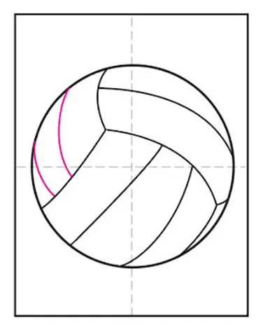 Easy How to Draw a Volleyball Tutorial and Coloring Page