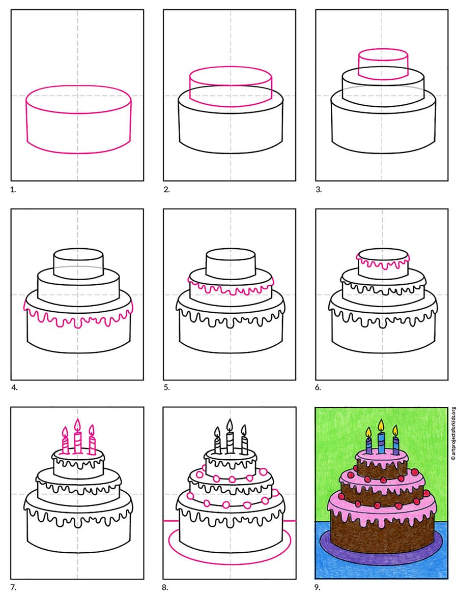 how-to-draw-a-birthday-cake