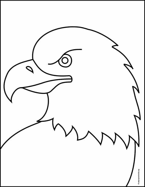 easy eagle drawings