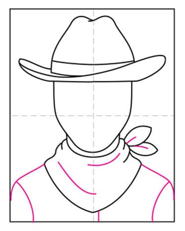 Easy How to Draw a Cowboy Hat Tutorial · Art Projects for Kids