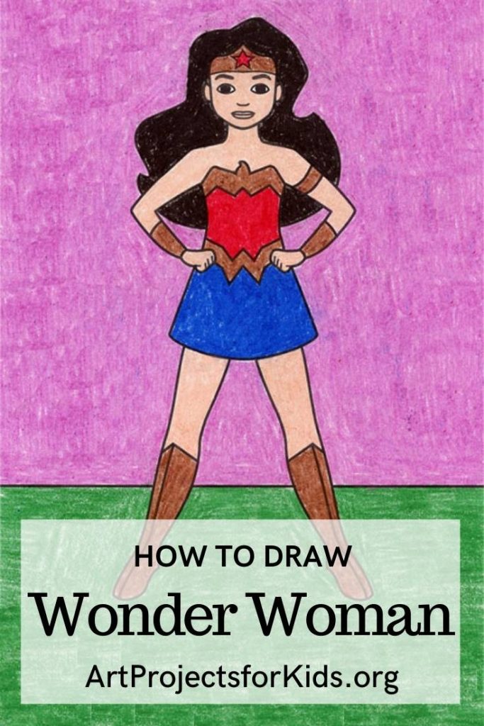 Wonder Woman for Pinterest – Activity Craft Holidays, Kids, Tips