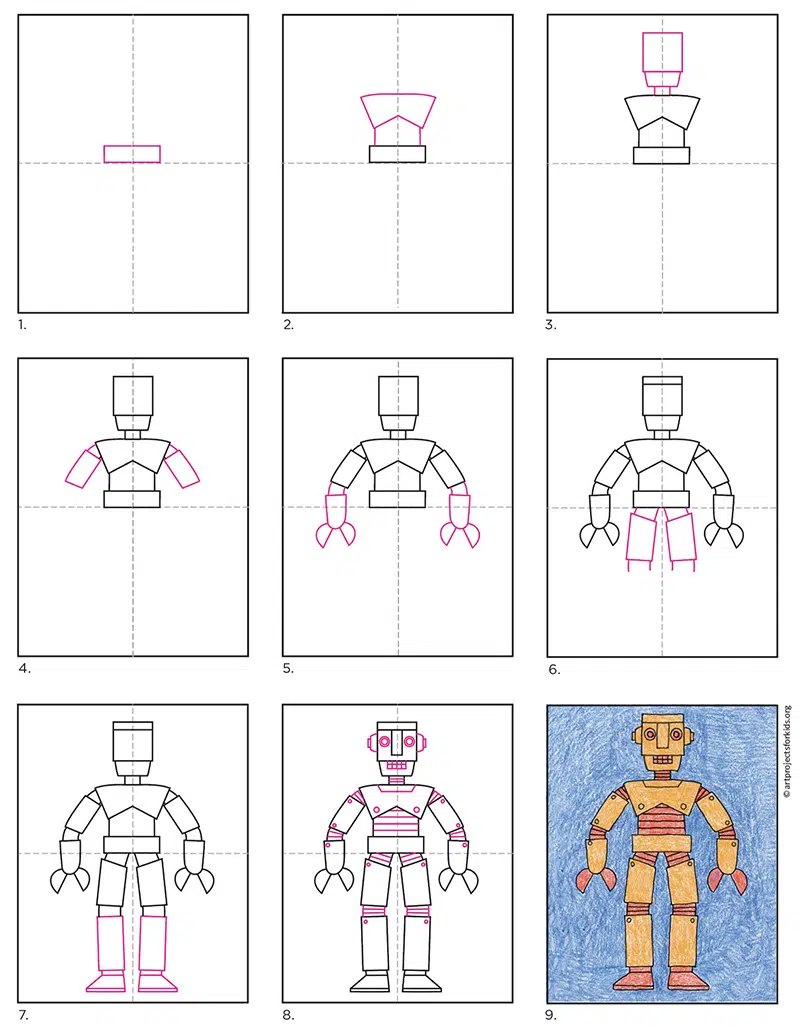 Drawing Robot for Kids | CaDA Bricks