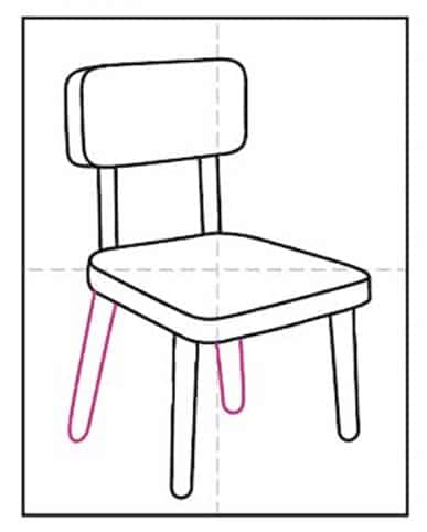 Easy How to Draw a Chair Tutorial · Art Projects for Kids