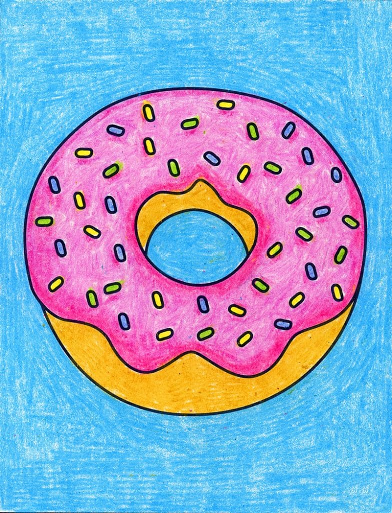 How to Draw a Donut · Art Projects for Kids