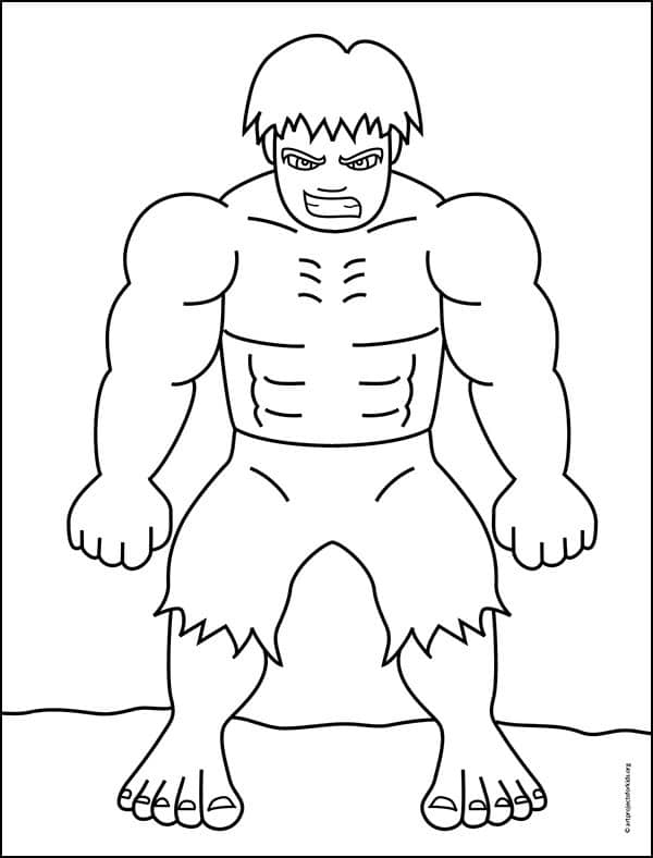 440 Collections Hulk Cartoon Coloring Pages  Free