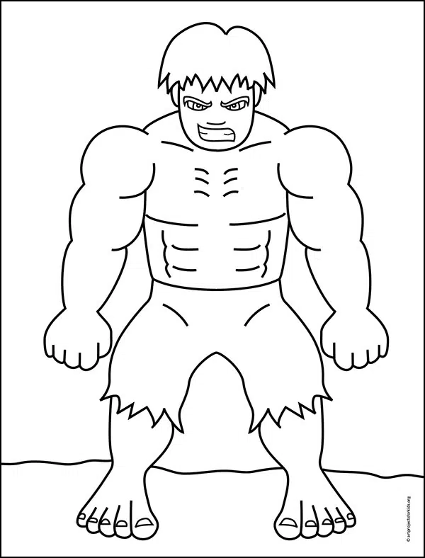 10+ Free Collection of Hulk Coloring Pages for Kids & Adults