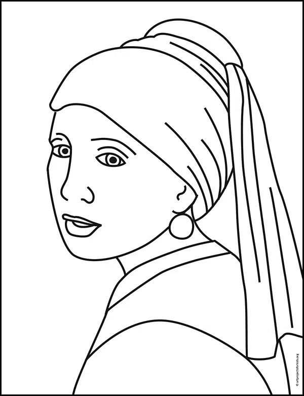 Girl with a Pearl Earring a Reproduction of Vermeer Painting by Joan Garcia  - Pixels