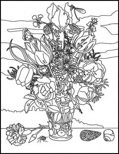 fine art coloring pages printable download