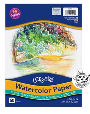 Watercolor paper — Activity Craft Holidays, Kids, Tips