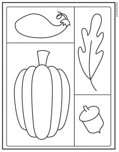 Easy Fall Drawing Ideas: Easy Step-by-Step Art Lesson for Kids