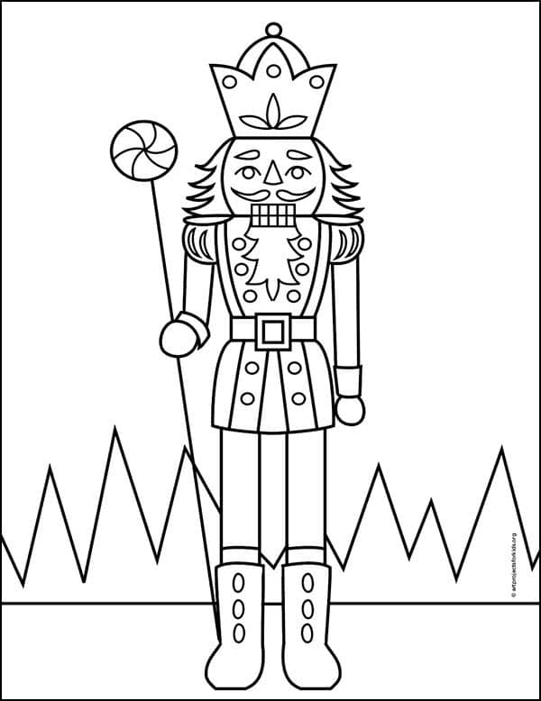 coloring pages of the nutcracker