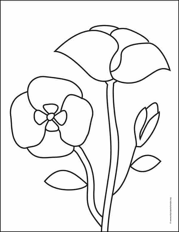 Poppy Coloring page, available as a free download.