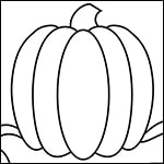 Pumpkin coloring page