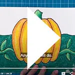 Pumpkin drawing video