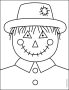 How to Draw a Scarecrow Face: Easy Step-by-Step Art Lesson