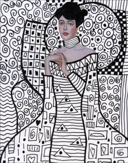 Easy Picasso Art Project Tutorial Video and Picasso Coloring Page