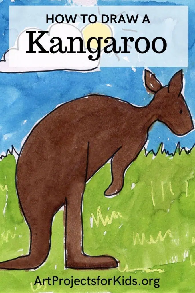 How To Draw A .. KANGAROO!, Earth Sketch Pad