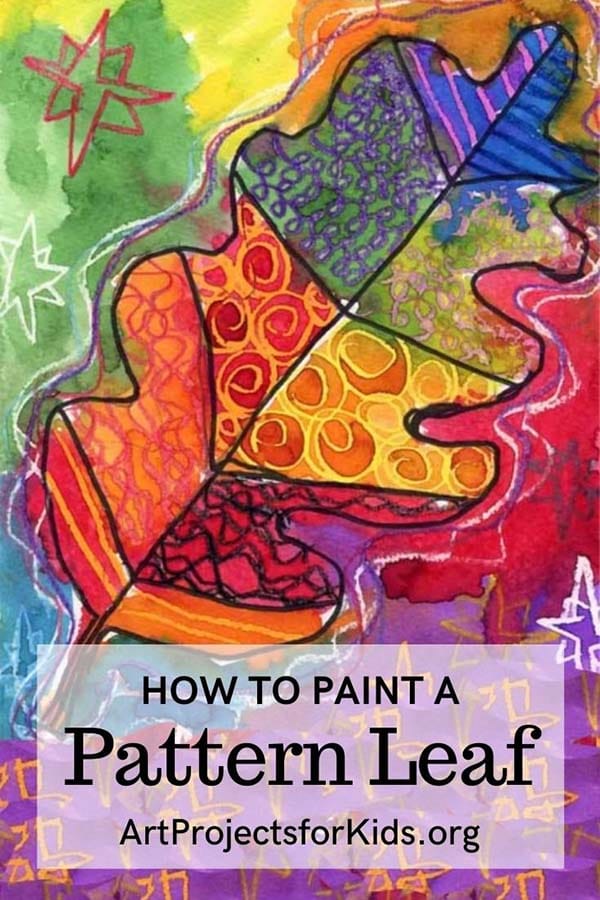 Learn how to make a Leaf Pattern Painting
