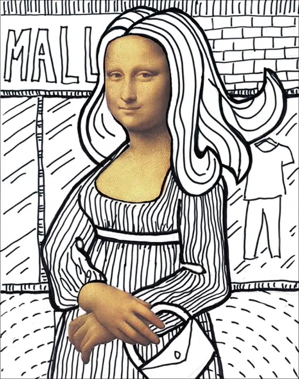 Easy Mona Lisa Art Lesson: Having Fun with Patterns