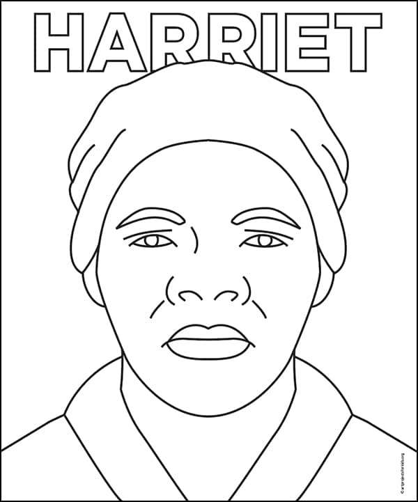 harriet tubman cartoon drawing