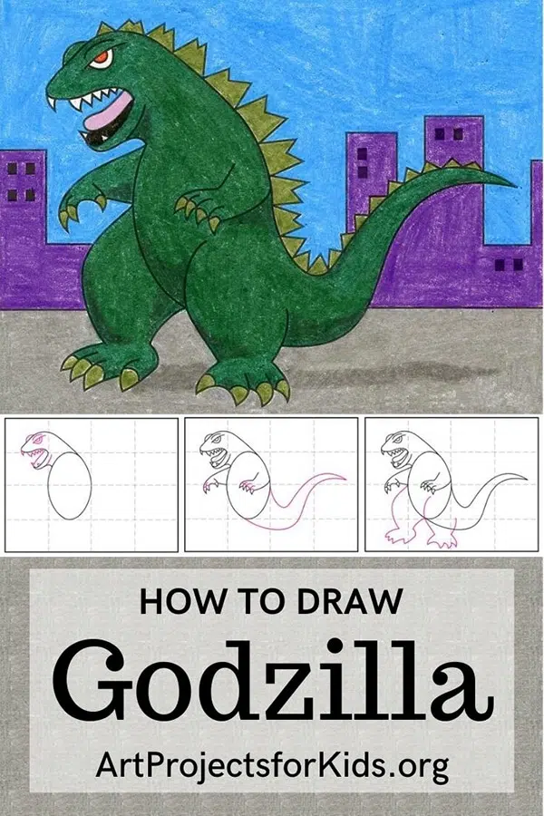 Godzia Monsters How To Draw For Kids Ages 8-12: New Version 2023 Learn To  Draw Characters Step by Step With 20+ Tutorials for Kids, Boys, Girls, Ages  4-8 Girls, Boys, Teens and