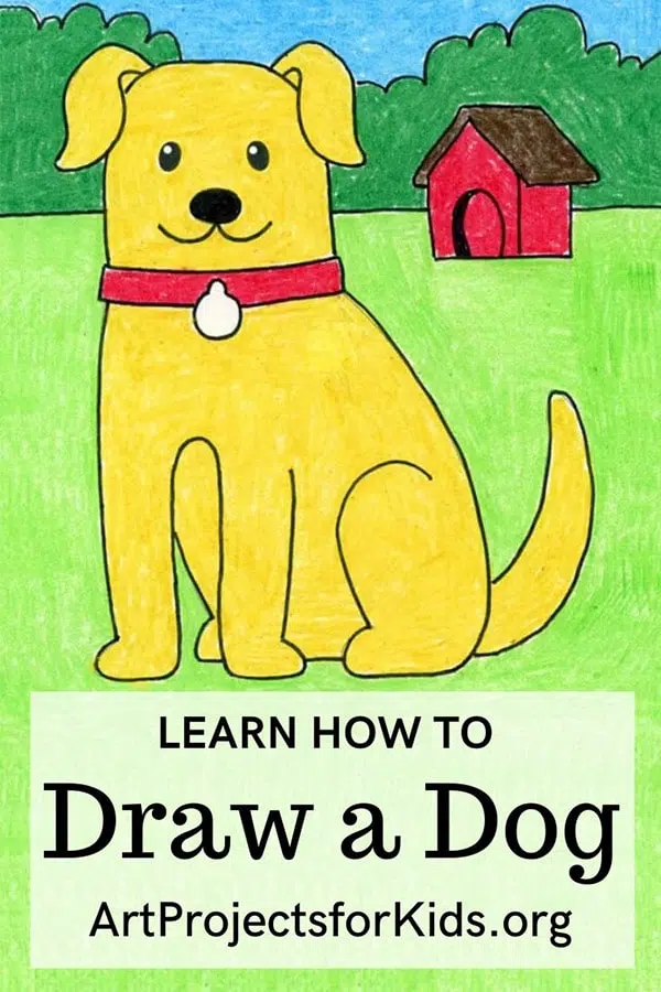 How to Draw a Dog Pinterest.jpg — Kids, Activity Craft Holidays, Tips