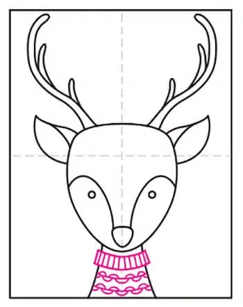 Premium Vector | Black and white sketch style deer head logo vector drawing  illustrations