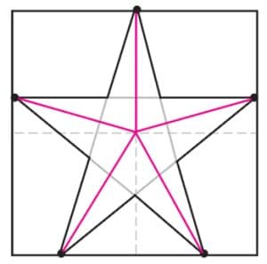 Easy How to Draw a Star Tutorial and Star Coloring Page