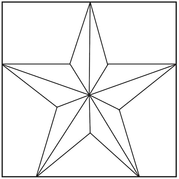 Star Coloring page, available as a free download.
