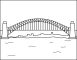 Easy How to Draw a Bridge Tutorial and Bridge Coloring Page