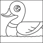 Duck Coloring 150.jpg – Activity Craft Holidays, Kids, Tips