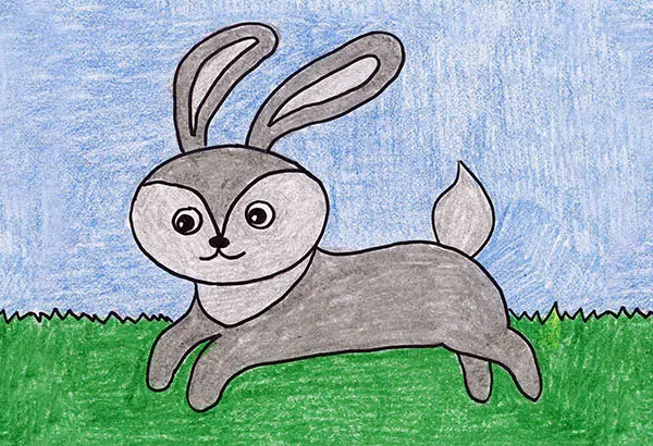 How to Draw Cartoon Bunny - Really Easy Drawing Tutorial-saigonsouth.com.vn