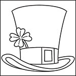 Leprechaun Hat Color 150 – Activity Craft Holidays, Kids, Tips