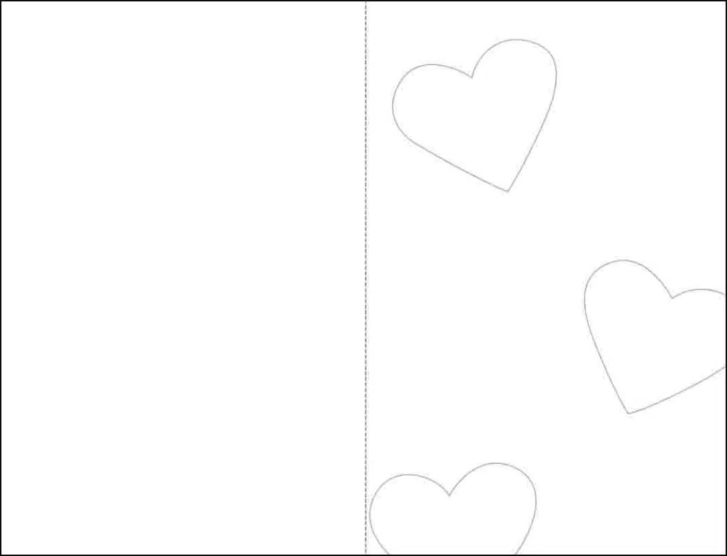 Heart Drawing Ideas Coloring page, available as a free download.