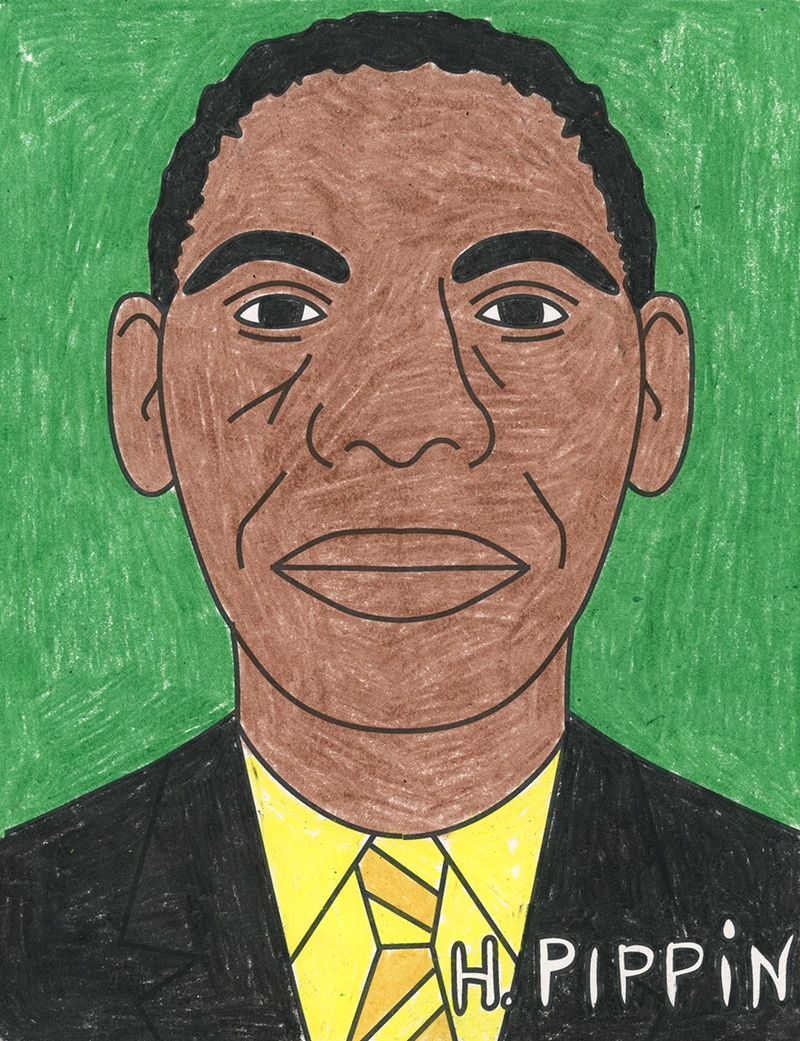 Black History Month Artists: Horace Pippin and a Horace Pippin Coloring Page