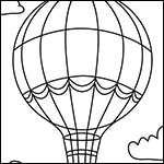Hot Air Balloon color 150 — Activity Craft Holidays, Kids, Tips