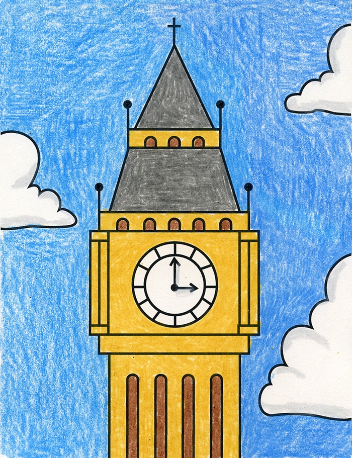 Big Ben Drawing Easy How To Draw Big Ben EEID Big Ben Drawing Easy How To Draw Big Ben EEID