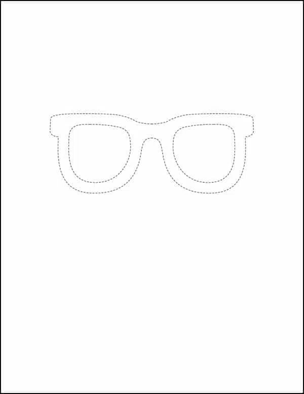 How to Draw Sunglasses - HelloArtsy