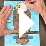 Простое руководство по рисованию белоголового орлана, видео и раскраска