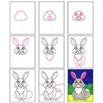 Bunny diagram 150 2 – Activity Craft Holidays, Kids, Tips